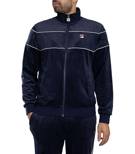 Fila Men's Polartec Fleece 1/4 Zip Pullover, Navy, 2XL at Amazon