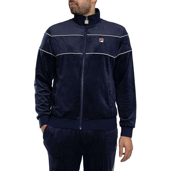 Amazon.com: Fila Men's Match Fleece Full Zip Jacket Black S