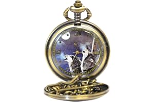 SIGMA SplendidGifts Wolf Pocket Watch P-304