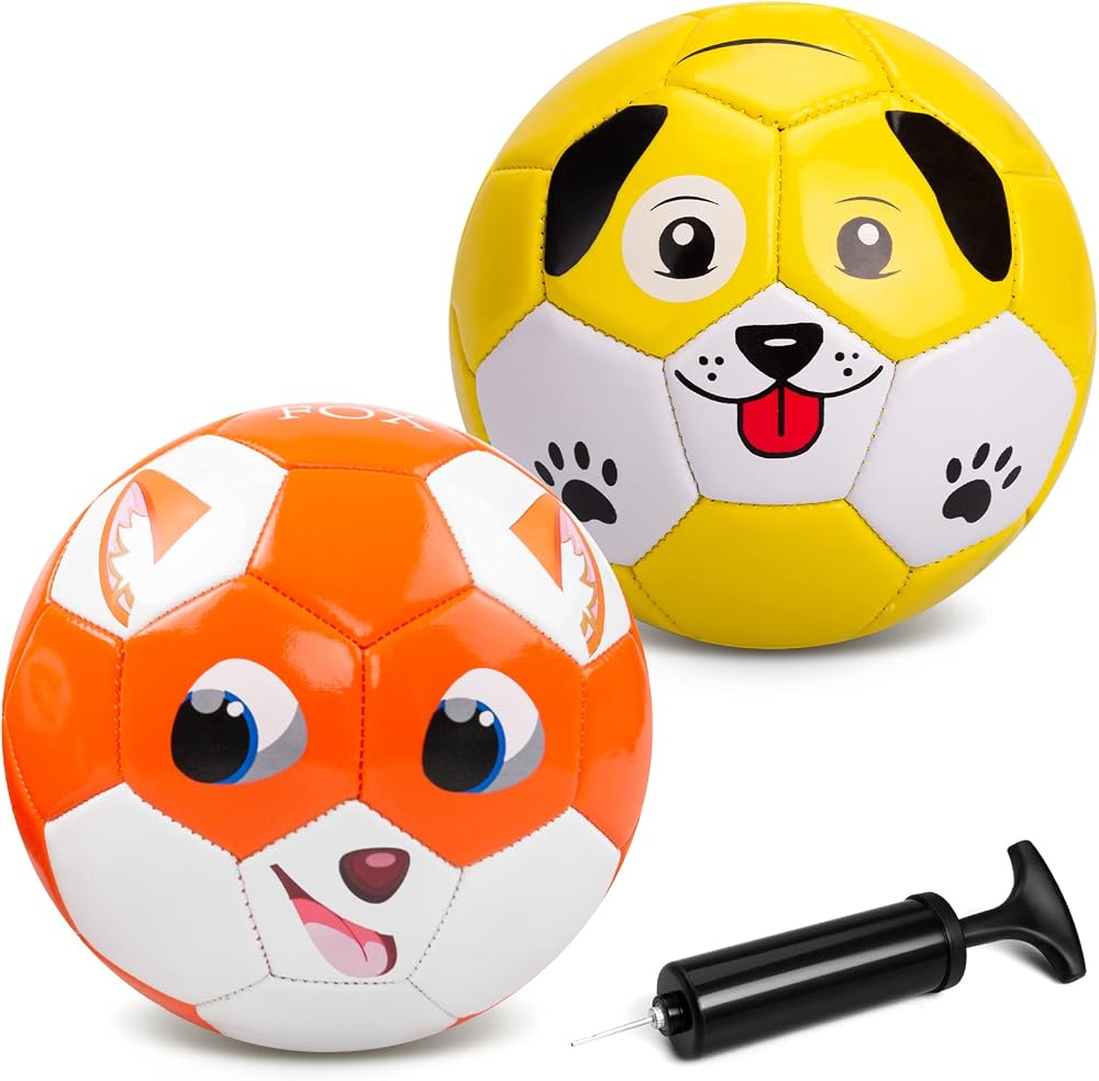INPODAK Size 2 Kids Football 18.5in Circumference Outdoor Toy