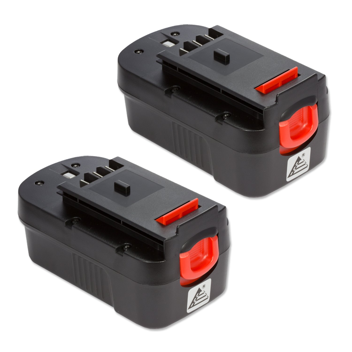 2 x ExpertPower 18v 1500mAh NiCd Battery for Black Decker 244760 00 A18...