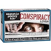 Magnetic Poetry Conspiracy Lover Kit – Conspiracy Words for Refrigerator - Write Poems and Letters on The Fridge - Made in The USA