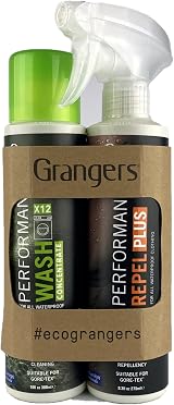 Grangers Eco Twin Pack Performance Wash and Performance Repel Plus 300ml/275ml view 1