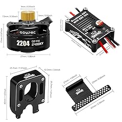 GOUPRC 2204 2400KV Brushless Outrunner Motor with