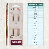KnitPro Symfonie Interchangeable Circular Needles 5\" 3.25mm view 4