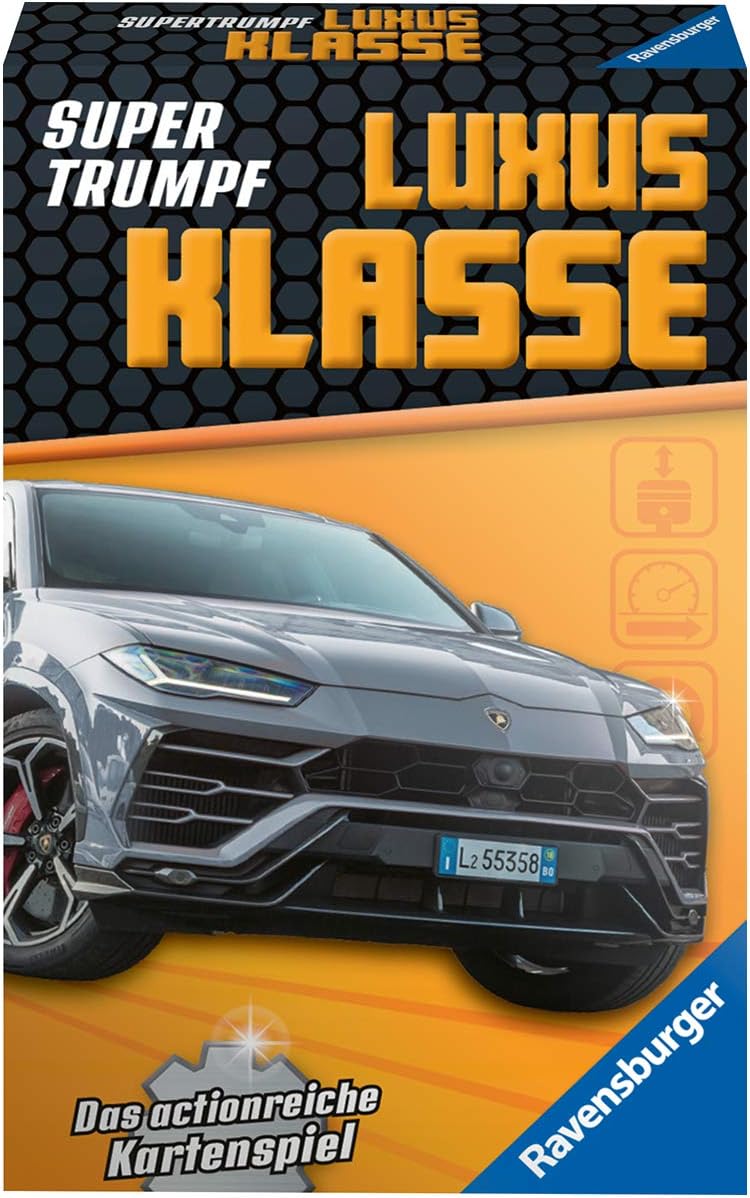 Ravensburger Children's Card Games 20685 - Card Game, Super Trump Car Tuning, Quartet and Trump Game for Technology Fans from 7 Years