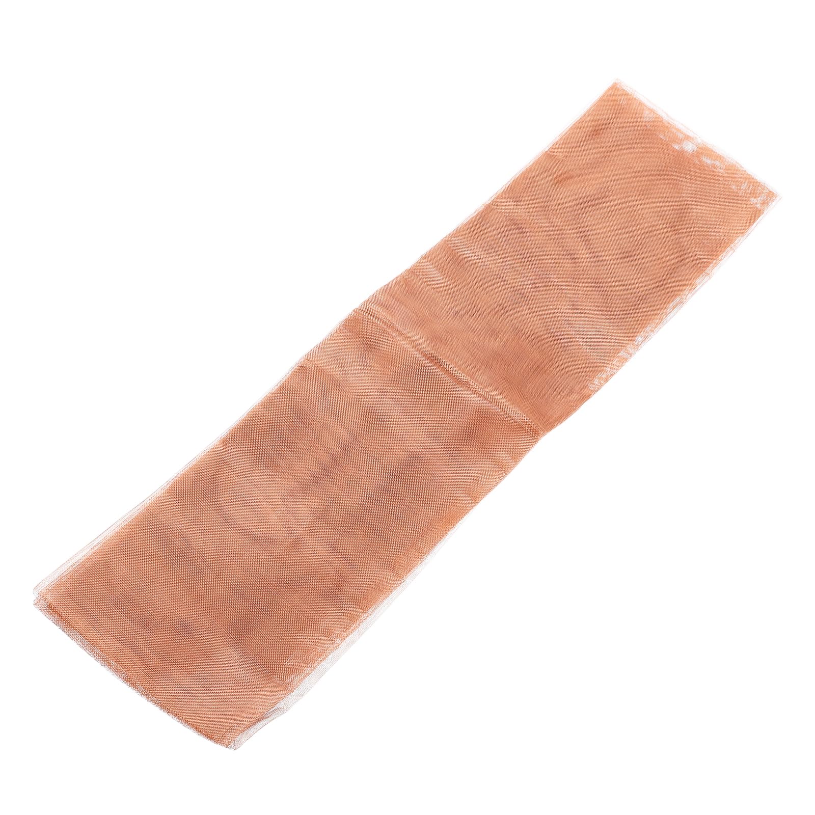 Uxcell 40 Mesh Pure Copper Mesh Screen Roll, 20" x 39" Woven Wire Mesh Screen for Garden and House Dense Filter, Window Protection, Knitted DIY Fabric, Gold