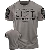 Workout Funny Mens Shirt, Lift-O'Clock, Lifting Gift T-Shirt