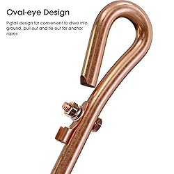 MOKIKUBA Portable Ground Rod - 3ft Copper