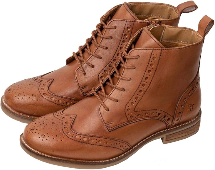 ladies brogue boots