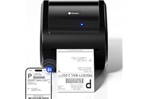 Phomemo D520BT Bluetooth Thermal Printer, Shipping Label Printer for Small Business, Wireless Thermal Label Printer Compatibl
