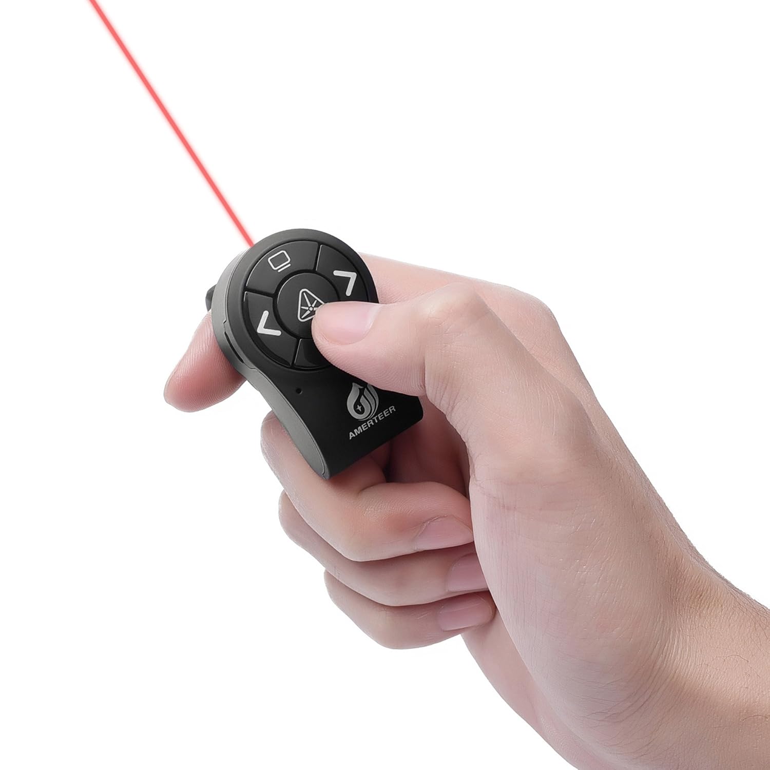AMERTEER Wireless Presenter RF 2.4GHz Presentation Laser