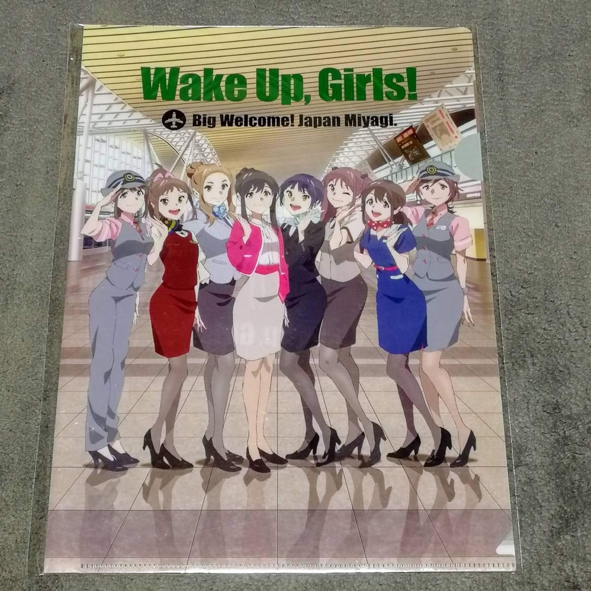 Amazon クリアファイル Wake Up Girls仙台空港 ショップ販売クリアファイル Ba28 アニメ 萌えグッズ 通販