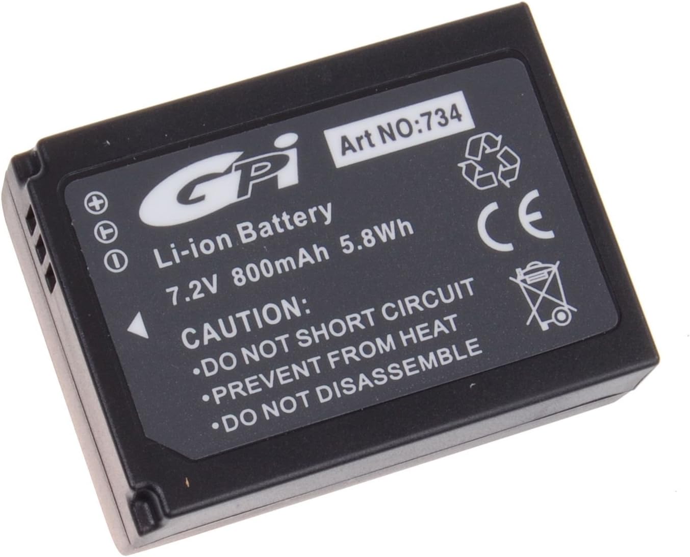 Bilora GPI 734 Li-Ion Battery 800 mAh / 7.2 V for Samsung BP-1130