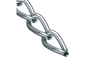 CAMPBELL 0719027 Hobby and Craft Twist Chain, Nickel Plated, 90 Trade, 0.056-Inch Diameter, 5-Pound Load Capacity, 82 Feet Mi