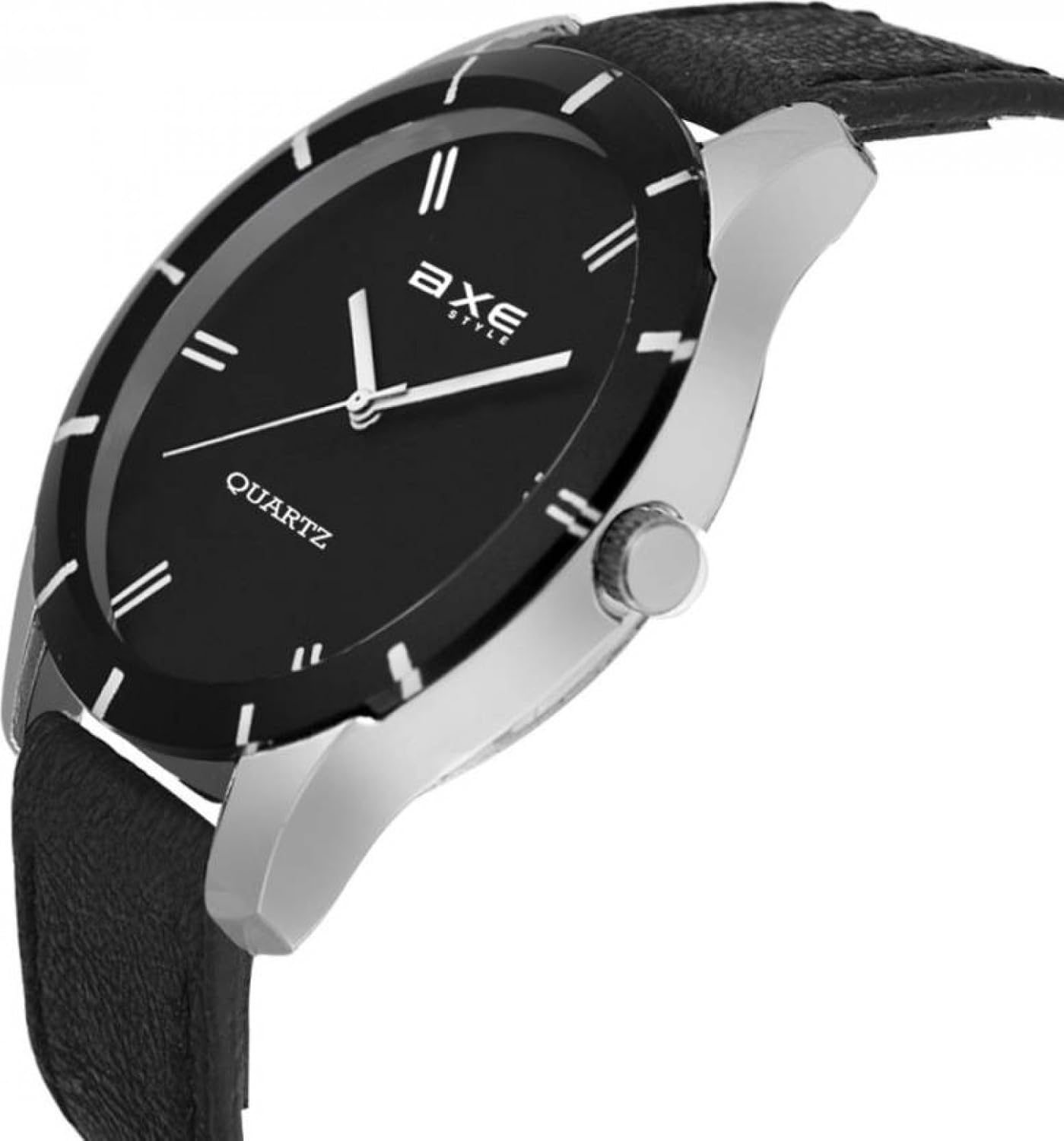 axe style analog black dial watch for men- x1116sl01