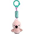 Bright Starts Chime Along Friends On-the-Go Take-Along Toy - Flamingo, Ages Newborn +