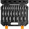 boen 10mm-36mm 1/2” Drive Metric Socket Set, Impact Deep Socket, 6-Point Axle Nut Socket with Portable Case, Rugged Construct