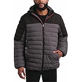Bass Creek Outfitters Mens Puffer Jacket - Weather Resistant Midweight Quilted Warm Insulated Winter Coats for Men