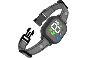 Noobark Dog Bark Collar for Small/Large Dogs 8-120lbs - Rechargeable Anti Bark Collar with 4 Modes, 8 Sensitivity Levels & IP