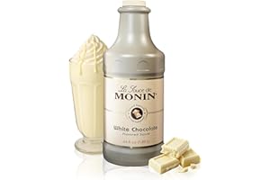 Monin - Gourmet White Chocolate Sauce, Creamy and Buttery, Great for Desserts, Coffee, and Snacks, Gluten-Free Non-GMO (64 Ounce)
