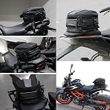 JFG RACING Motorcycle Bag Waterproof PU Leather Tail Bag Seat Luggage view 3
