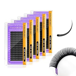 NAGARAKU 5 Trays Eyelash Extensions Individual