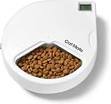 Cat Mate C300 Automatic 3 Meal Pet Feeder with Digital Timer White view 2