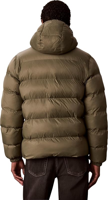 Herren Ls Ltwt Nylon Padded Hooded Puff Lv04rg513g Jacken (1 Stück), Beige (Dusty Olive), M