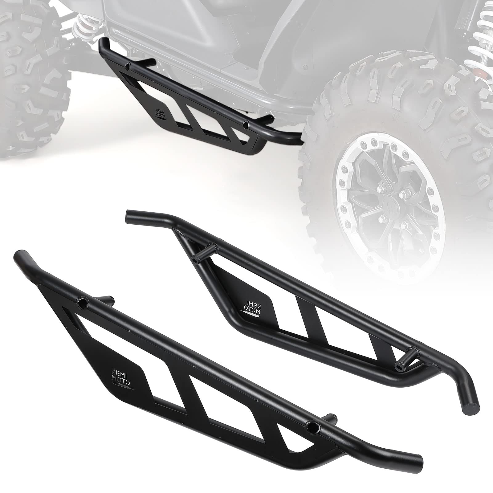 Photo 1 of *** missing parts The product is used, it is unknown if it works, and it is not refundable.*****KEMIMOTO Nerf Bars Rock Sliders, Heavy Duty Black Tree Kickers Side Steps Nerf Bars Compatible with 2022 2023 2024 CFMOTO ZForce 950 HO EX/ 2020-2022 ZForce 9