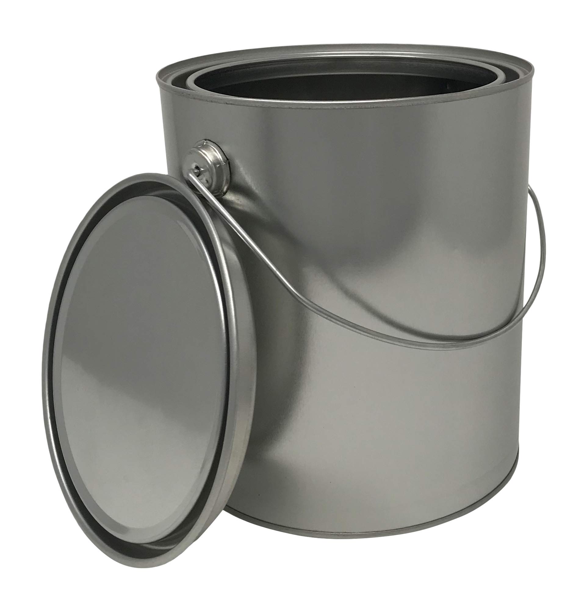 CSBD Empty Paint Can with Lid, Gallon and Quart Sizes, Unlined