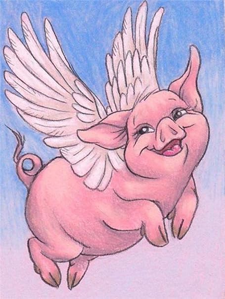 Strawberry pig 5D diamond painting square  round diamond embroidery mosaic Castle diamond picture art home decoration