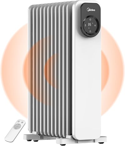 Midea Oil-Filled Radiator 2300W with Remote LED Touch Screen 11 Fin