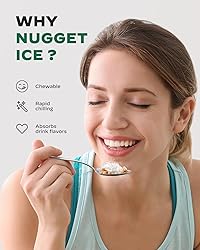 Nugget Ice Maker Countertop, Pebble Ice Maker with