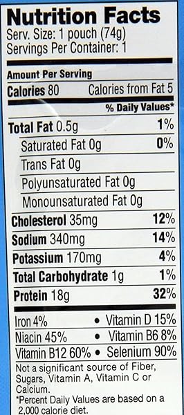 STARKIST TUNA CREATIONS, LEMON PEPPER, SINGLE SERVE 2.6-OUNCE POUCH