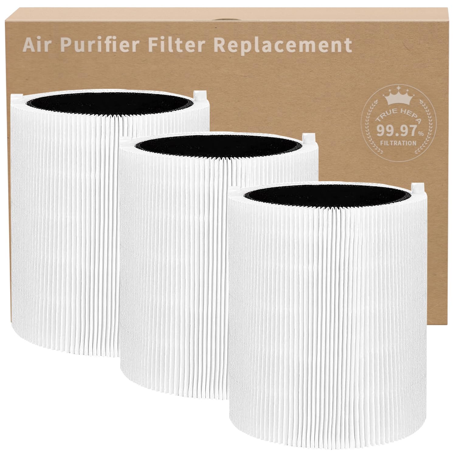 Photo 1 of 3 Pack H13 311 Auto Replacement Filter Compatible with Blueair Blue Pure 311 Auto Air Purifier,not fit for 411 Models