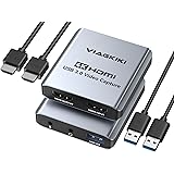 Video Capture Card, Viagkiki 4K HDMI Capture Card,Game Capture Card for Live Streaming/Video Recording/Screen Sharing/Game Pl