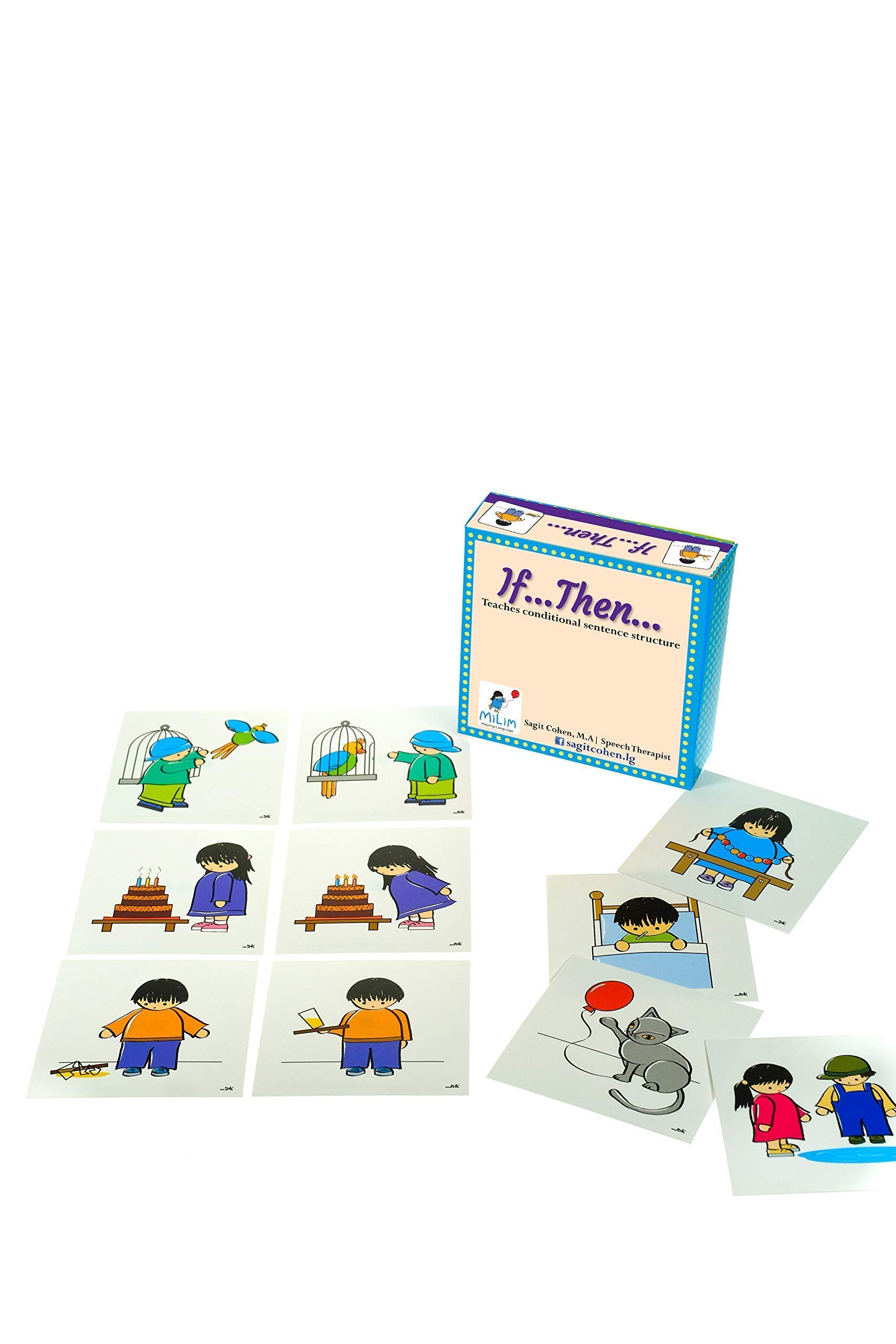 Buy Milim Language Toddler Flash Cards Ages 23 If & Then Flash