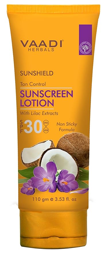 Vaadi Herbals Sunscreen Lotion SPF-30, 110g