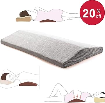 Amazon Com Lumbar Pillow For Sleeping Back Pain Soft Memory