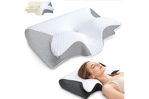 Sleep Apnea Pillow, Cervical Pillow for Sleep Apnea and Snoring (Gray)