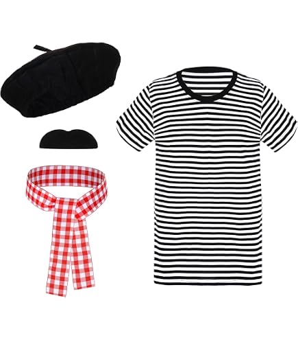 Retro Jaren 50 Kostuumaccessoires – 4 Stuks Met Baret, Sjaal, Zonnebril En Handschoenen – Perfect Voor Verkleedfeestjes