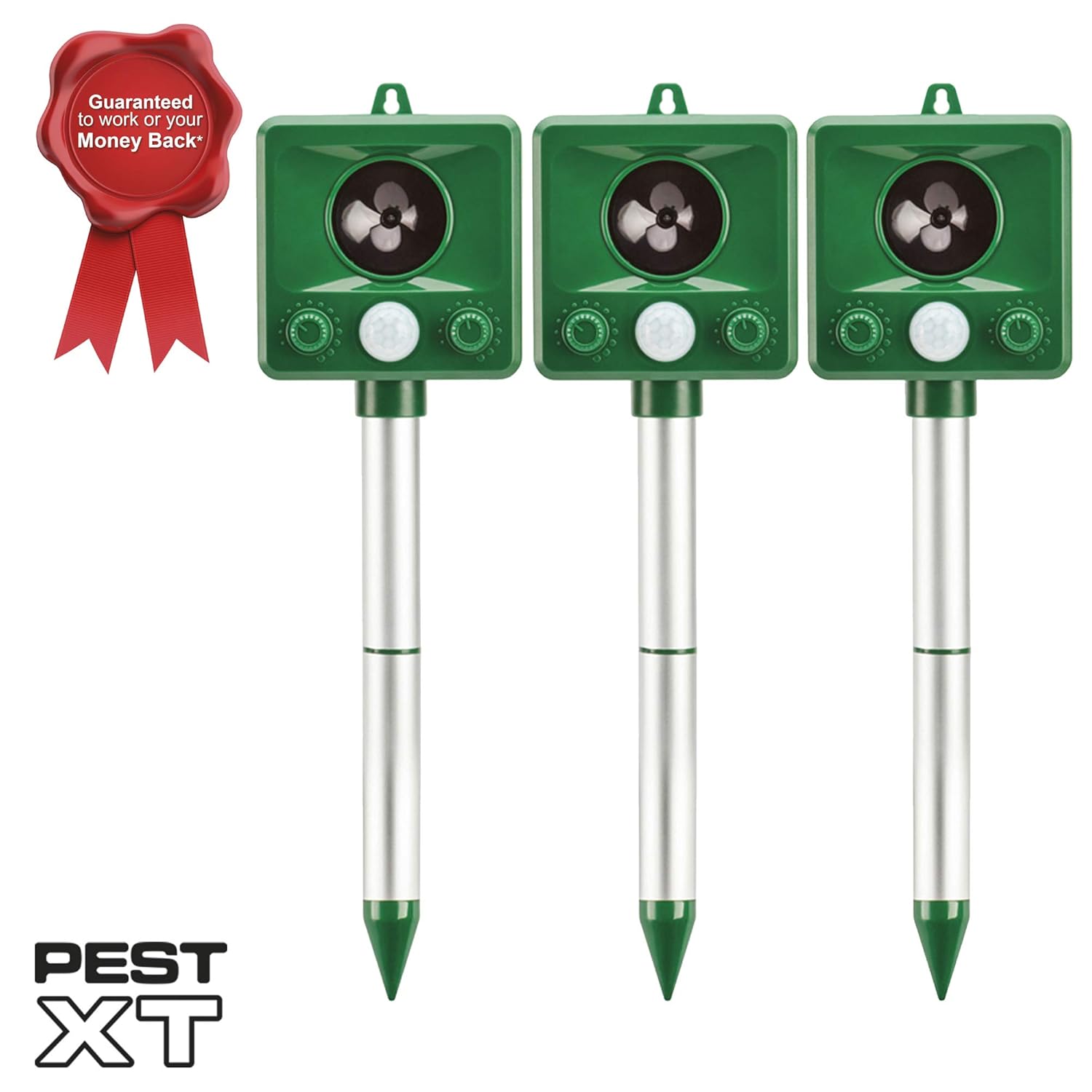 Pest XT Battery Powered Ultrasonic Motion Sensor Activated Cat Repeller