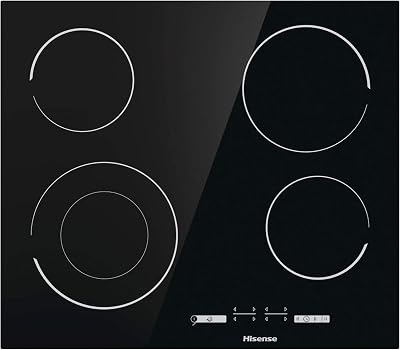 Hisense E6432C Built-in 60cm Electric Ceramic Hob with Child Lock