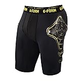 G-Form Pro-X Compression Shorts, Black/Yellow, Medium