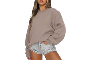 EFAN Womens Oversized Sweatshirts Crewneck Y2K Hoodies Fall Fashion Trendy Outfits 2025 Teen Girls Cute Winter Sweater