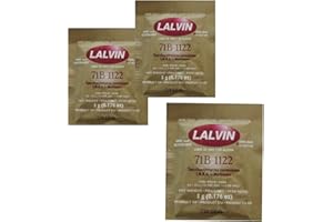 3x Lalvin 71B-1122 Nouveau Style Wine Yeast 5g Homebrew Wine Making 4.5L-23L