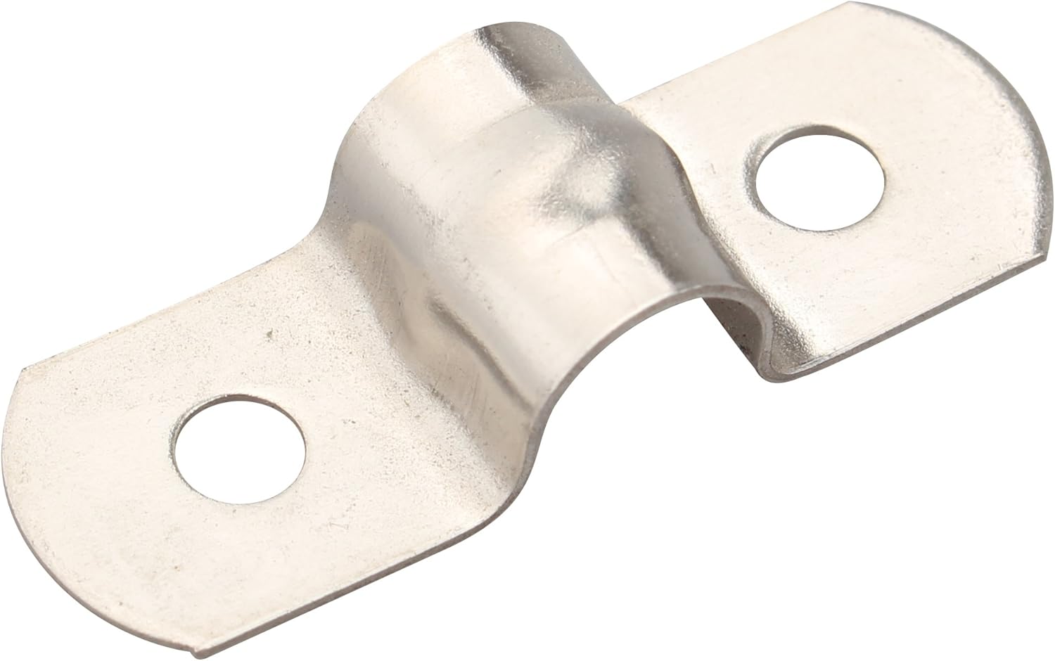 Futheda 10PCS 8mm Dia Stainless Steel U Shaped Pipe Straps Clamp Clip Tube Pipe Fasten Holder Rigid Conduit Hanger with 2 Hole - Image 3