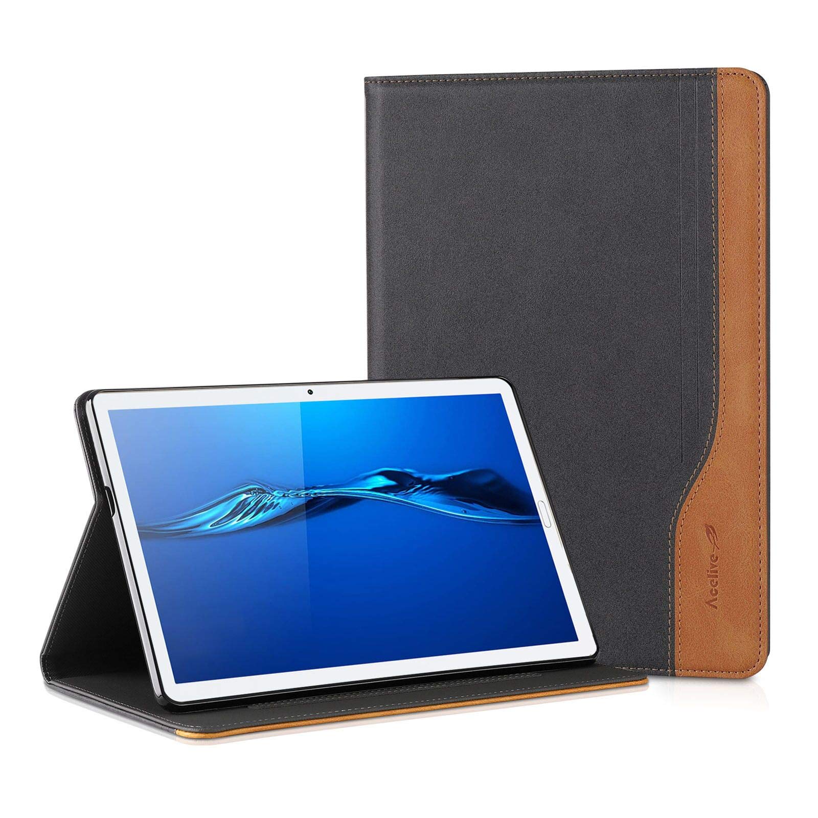 Acelive Case Cover for Huawei Mediapad T5 10 10.1 Tablet with Stand Function