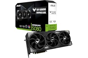 ASUS TUF Gaming GeForce RTX ™ 5080 16GB GDDR7 OC Edition Gaming Graphics Card (PCIe® 5.0, HDMI®/DP 2.1, 3.6-Slot, Military-Gr